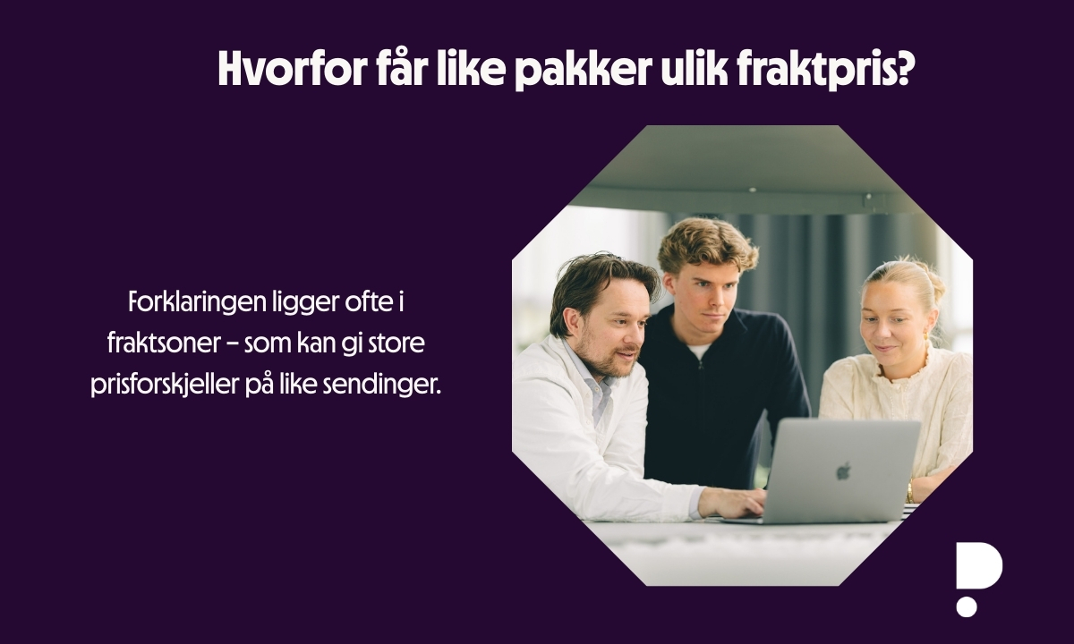 Fraktsoner: Derfor koster det mer å sende til noen kunder